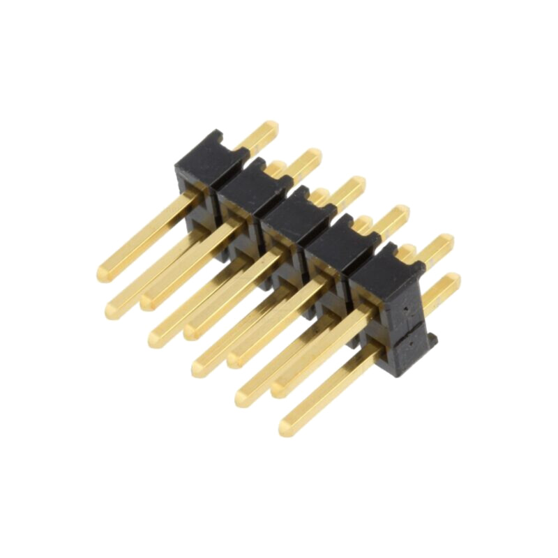 Conector: şiruri pini; şir pini; tată; PIN: 10; drept; 2,54mm; THT Conector: şiruri pini; şir pini; tată; PIN: 10; drept; 2,54mm; THT