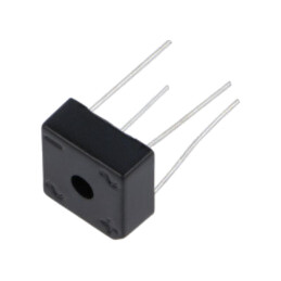 Punte redresoare: monofazat; Urmax: 1kV; If: 3A; Ifsm: 50A; pătrată