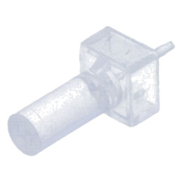 Tub pentru LED-uri; Ø3mm; Lung: 10,16mm; rotund; drept,pentru PCB