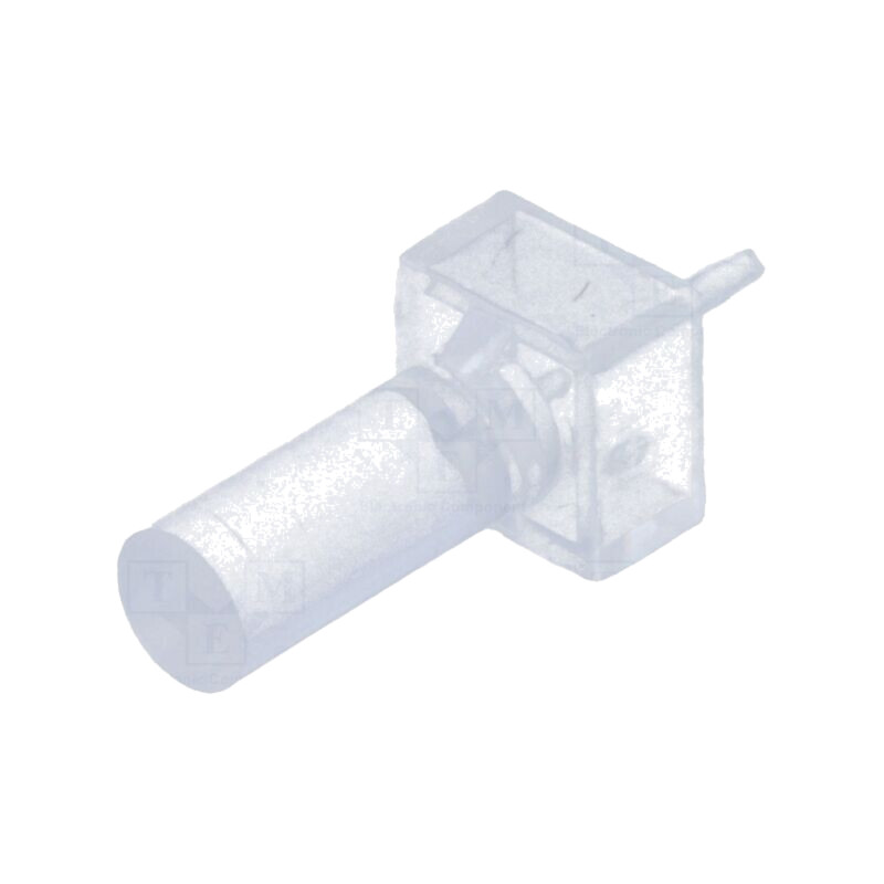 Tub pentru LED-uri; Ø3mm; Lung: 10,16mm; rotund; drept,pentru PCB