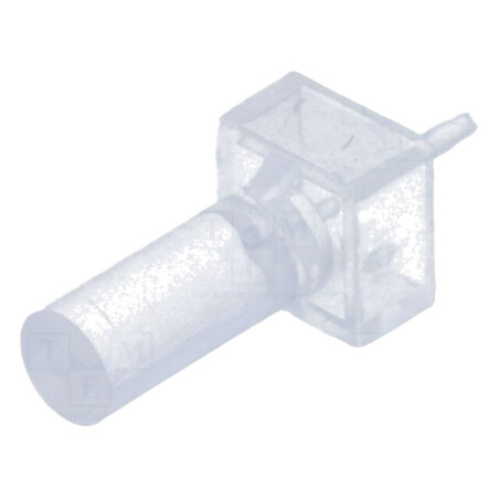 Tub pentru LED-uri; Ø3mm; Lung: 10,16mm; rotund; drept,pentru PCB