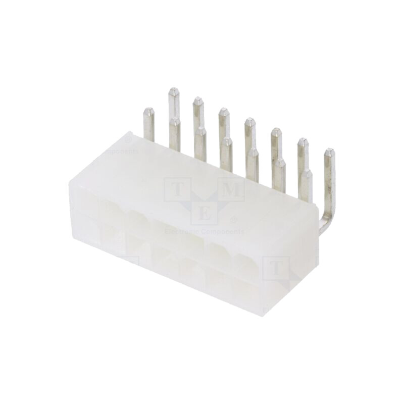 Conector: cablu-placă; soclu; tată; N42G; 4,2mm; PIN: 14; THT; 600V Conector: cablu-placă; soclu; tată; N42G; 4,2mm; PIN: 14; THT; 600V