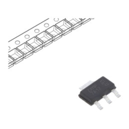 Tranzistor: P-MOSFET; unipolar; -70V; -2,6A; Idm: -9,6A; 2W; SOT223