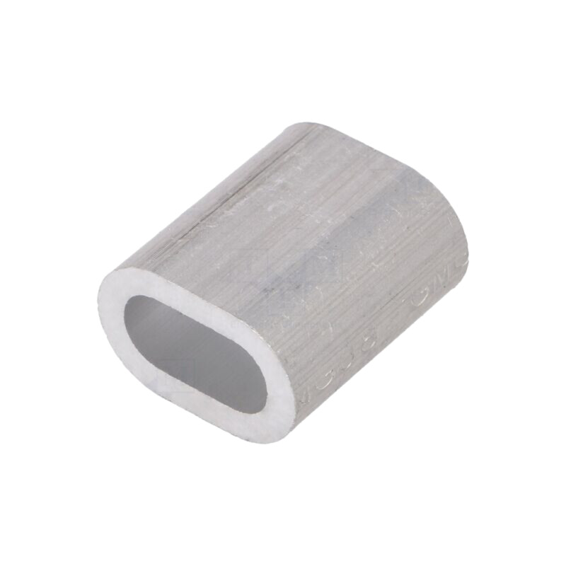 Inel de prindere; aluminiu; pt cabluri; Øliny: 8mm; L: 28mm Inel de prindere; aluminiu; pt cabluri; Øliny: 8mm; L: 28mm