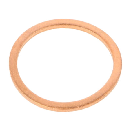Garnitură; cupru; Thk: 1,5mm; Øint: 18mm; Øext: 22mm; DIN 7603
