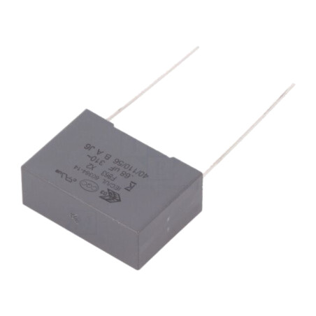 Condensator: cu polipropilenă; X2; F863; 0,68uF; 26,5x18,5x10mm