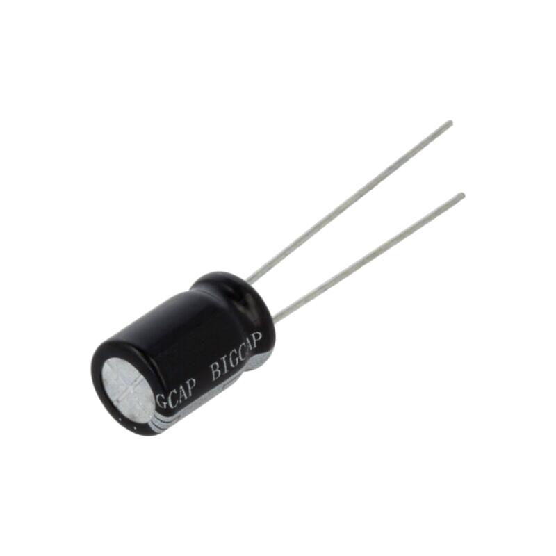 Supercondensator; THT; 1F; 2,8VDC; Ø8x13mm; 200mΩ; -40÷65°C Supercondensator; THT; 1F; 2,8VDC; Ø8x13mm; 200mΩ; -40÷65°C