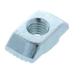 Piuliţă; pt.profile; Lăţime cant: 10mm; oţel; zinc; în T; Filet: M6