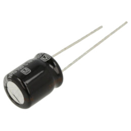 Condensator: electrolitic; THT; 10uF; 160VDC; Ø10x12,5mm; ±20%