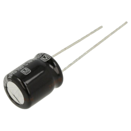 Condensator: electrolitic; THT; 10uF; 160VDC; Ø10x12,5mm; ±20%