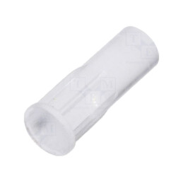 Tub pentru LED-uri; Ø3,2mm; Lung: 7,9mm; rotund; drept