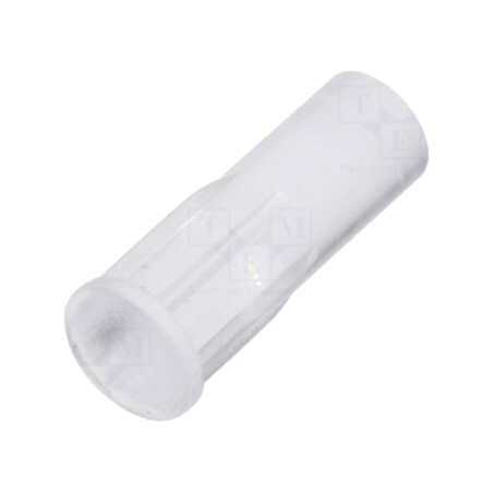 Tub pentru LED-uri; Ø3,2mm; Lung: 7,9mm; rotund; drept