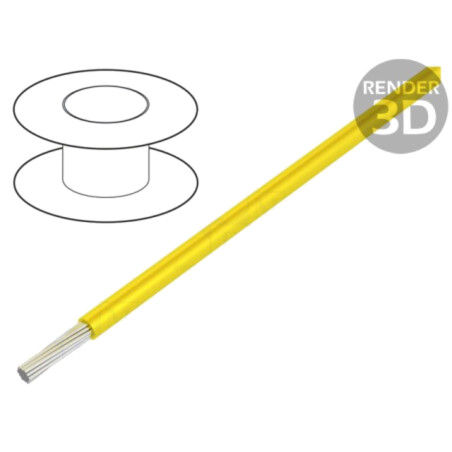 Cablu; ÖLFLEX® HEAT 180 SiF A; 1x0,5mm2; litat; Cu; silicon