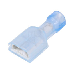Terminal: plat; 6,3mm; 0,8mm; mamă; 1,25÷2mm2; crimpat; pe cablu