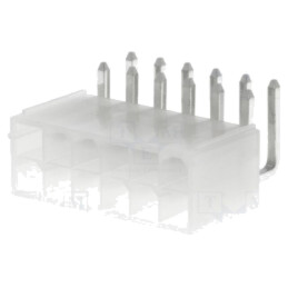 Conector: cablu-placă; soclu; tată; N42G; 4,2mm; PIN: 12; THT; 600V