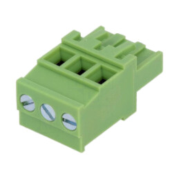 Regletă de conexiuni deconectabilă; 5mm; piste: 3; în unghi 90°