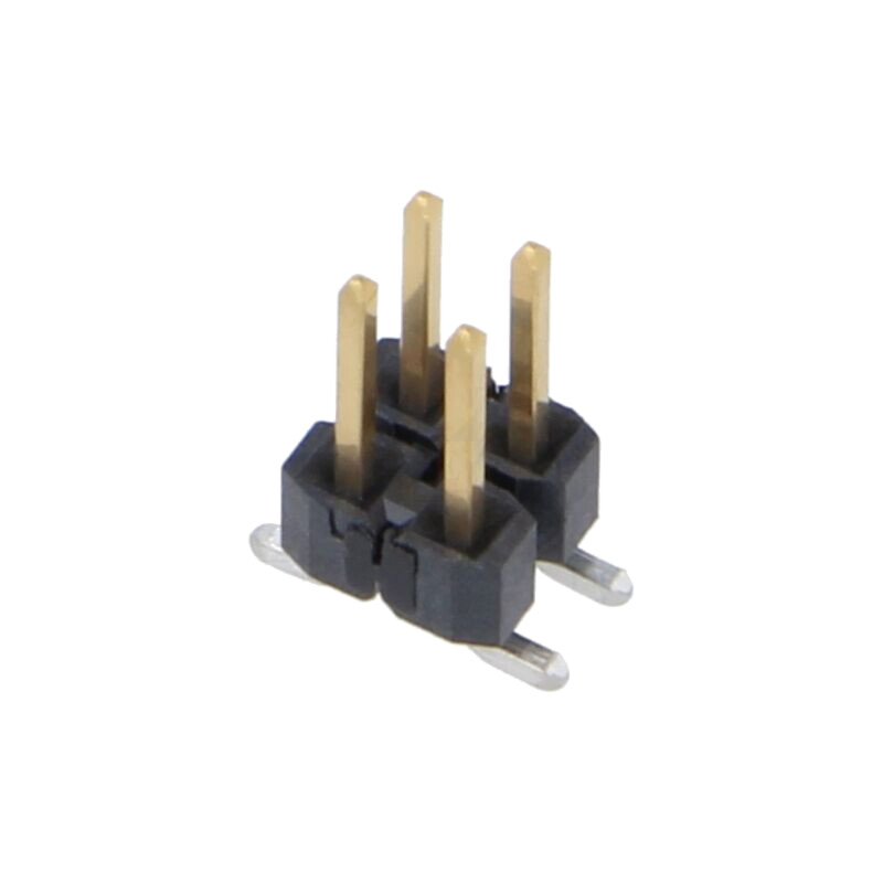 Conector: şiruri pini; tată; PIN: 4; 2,54mm; aurit; SMT; şir pini Conector: şiruri pini; tată; PIN: 4; 2,54mm; aurit; SMT; şir pini