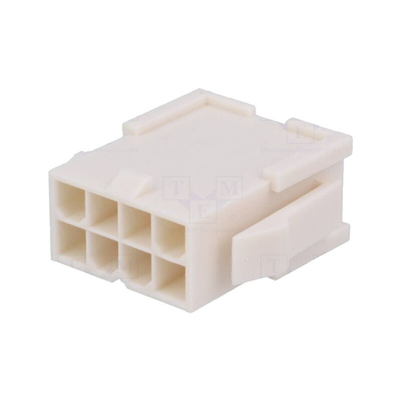 Conector: cablu-cablu; mufă; tată; Mini-Fit Jr; 4,2mm; PIN: 8 Conector: cablu-cablu; mufă; tată; Mini-Fit Jr; 4,2mm; PIN: 8