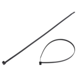 Colier de strângere; L: 300mm; W: 4,6mm; neagră; poliamidă; 225N