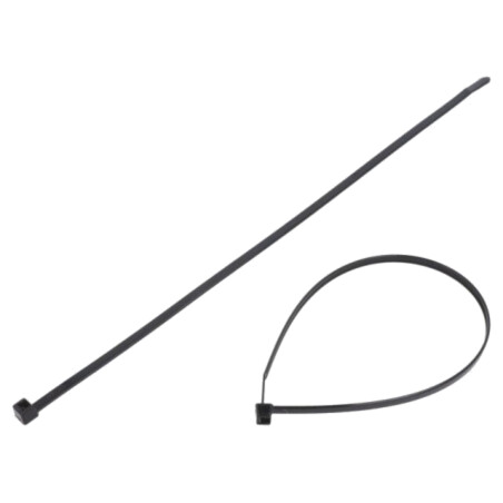 Colier de strângere; L: 300mm; W: 4,6mm; neagră; poliamidă; 225N