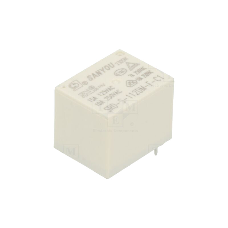 Releu: electromagnetic; SPST-NO; Ubobină: 12VDC; 10A/250VAC; SRD