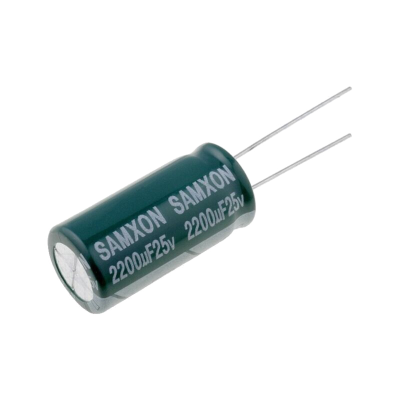 Condensator: electrolitic; low ESR; THT; 2200uF; 25VDC; Ø12,5x25mm