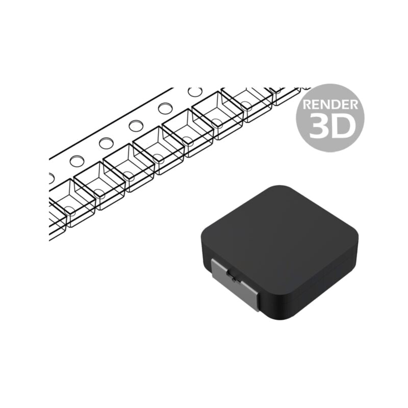 Inductor: ferită; SMD; 2,2uH; 2,76A; 71mΩ; ±30%; VLCF