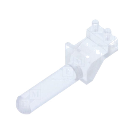 Tub pentru LED-uri; Ø3mm; Parte frontală: convex; Y: 11,4mm