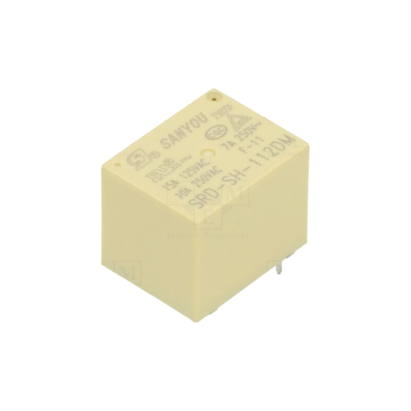 Releu: electromagnetic; SPST-NO; Ubobină: 12VDC; 10A/250VAC; SRD