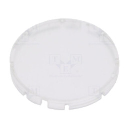 Lentilă pentru buton; RONTRON-R-JUWEL; transparentă; Ø19,7mm