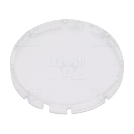 Lentilă pentru buton; RONTRON-R-JUWEL; transparentă; Ø19,7mm