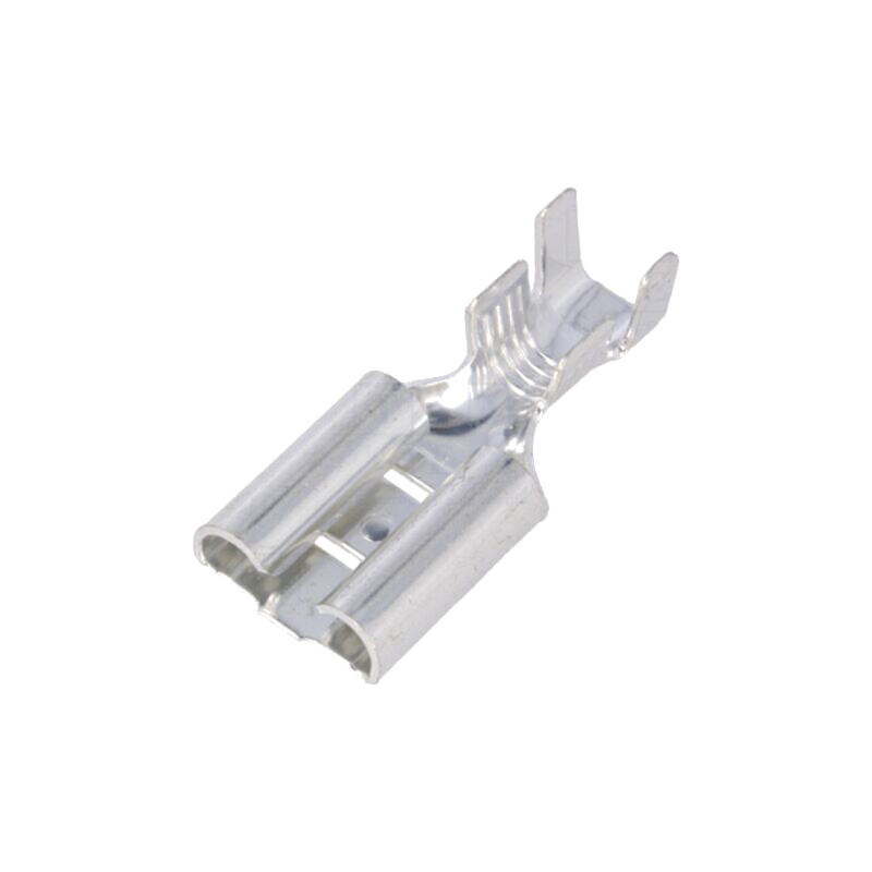 Terminal: plat; 9,5mm; 1,2mm; mamă; 4÷6mm2; crimpat; pe cablu; drept Terminal: plat; 9,5mm; 1,2mm; mamă; 4÷6mm2; crimpat; pe cablu; drept