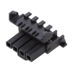connector MICROFIT 3.0 RECPT 1 ROW V-0 TPA 04 CKT