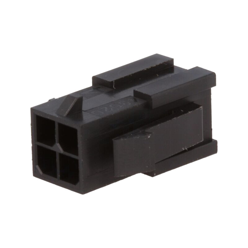 Conector: cablu-cablu; mufă; tată; Micro-Fit 3.0; 3mm; PIN: 4; 5A Conector: cablu-cablu; mufă; tată; Micro-Fit 3.0; 3mm; PIN: 4; 5A
