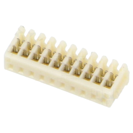 Conector: cablu-placă; mufă; mamă; SR; 1mm; PIN: 10; IDC; pe cablu