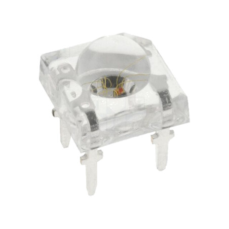 LED Super Flux; 7,62x7,62mm; în trei culori; RGB; 3000mcd; 100°