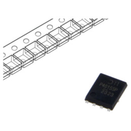 Tranzistor: P-MOSFET; unipolar; -40V; -8,7A; Idm: -100A; 0,8W