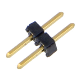 Conector: şiruri pini; tată; PIN: 4; 2mm; aurit; THT; şir pini; drept