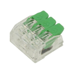 Cu eliberare rapidă; bornă cu arc; 0,2÷4mm2; 24AWG÷12AWG; 450V