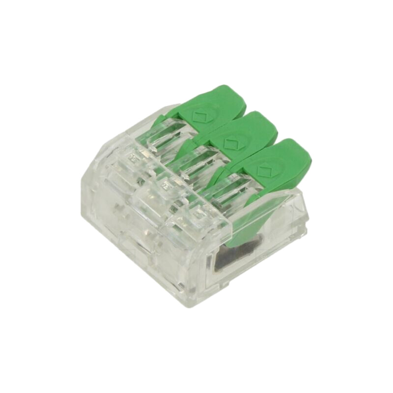 Cu eliberare rapidă; bornă cu arc; 0,2÷4mm2; 24AWG÷12AWG; 450V Cu eliberare rapidă; bornă cu arc; 0,2÷4mm2; 24AWG÷12AWG; 450V