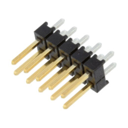 Conector: şiruri pini; şir pini; tată; PIN: 10; drept; 2,54mm; THT