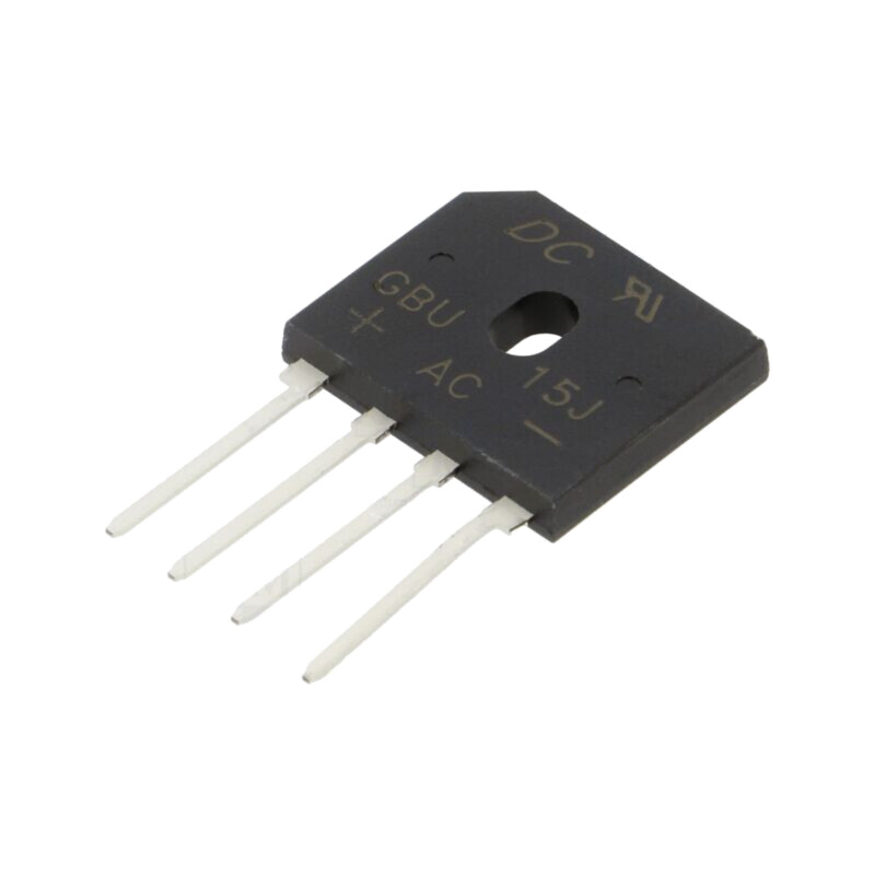 Punte redresoare: monofazat; Urmax: 600V; If: 15A; Ifsm: 240A; plată Punte redresoare: monofazat; Urmax: 600V; If: 15A; Ifsm: 240A; plată