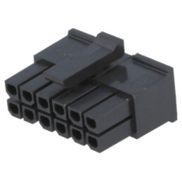 Conector: cablu-placă; mufă; mamă; Micro-Fit 3.0; 3mm; PIN: 12