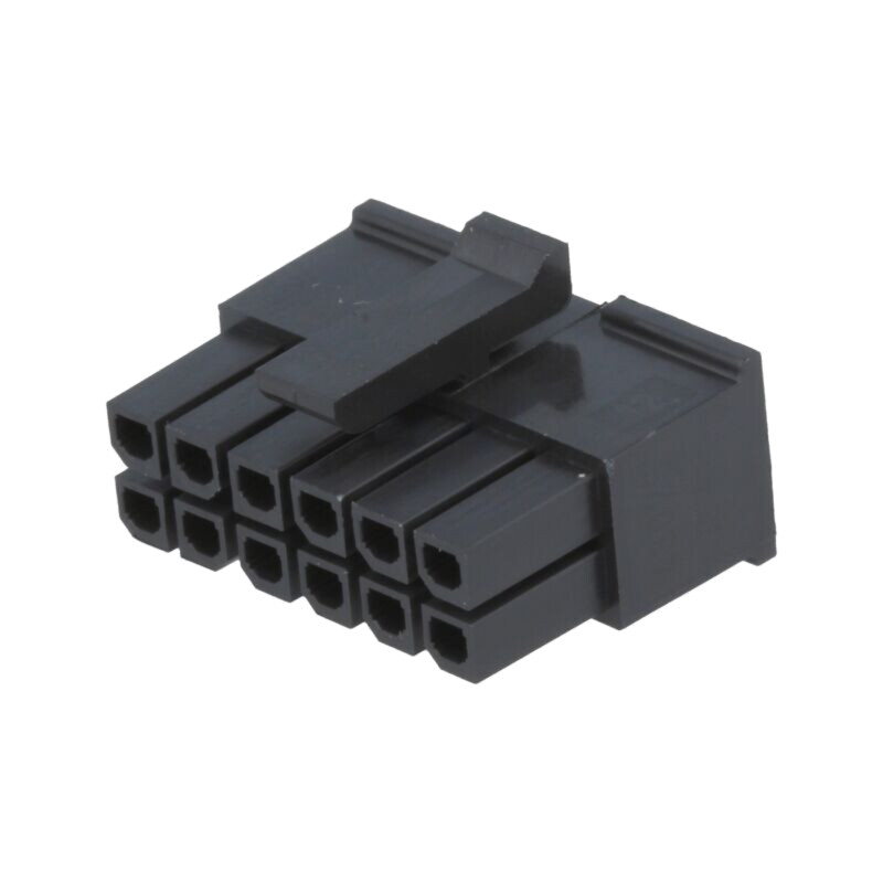 Conector: cablu-placă; mufă; mamă; Micro-Fit 3.0; 3mm; PIN: 12 Conector: cablu-placă; mufă; mamă; Micro-Fit 3.0; 3mm; PIN: 12