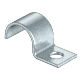 Clemă montată cu şurub; Øbuclă: 18mm; Øorif.mont: 6mm; W: 14mm