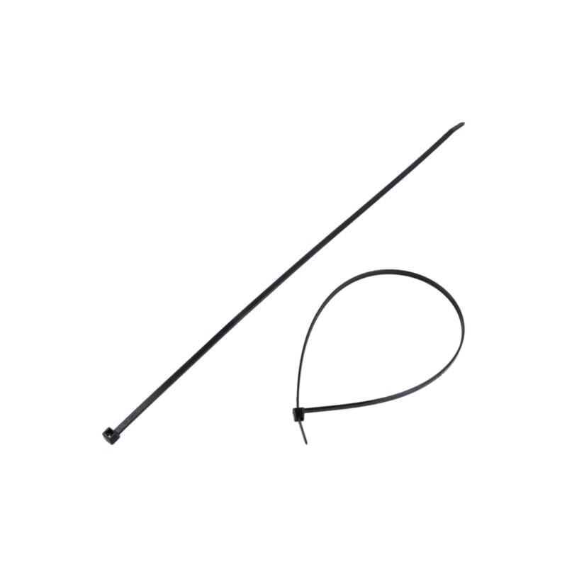Colier de strângere; L: 390mm; W: 4,6mm; neagră; poliamidă; 225N Colier de strângere; L: 390mm; W: 4,6mm; neagră; poliamidă; 225N