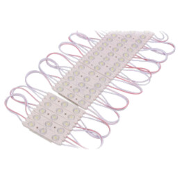 LED; albă; 6500K; 720mW; 66lm; IP67; 160°; Nr.diode: 3; -25÷55°C; 2835
