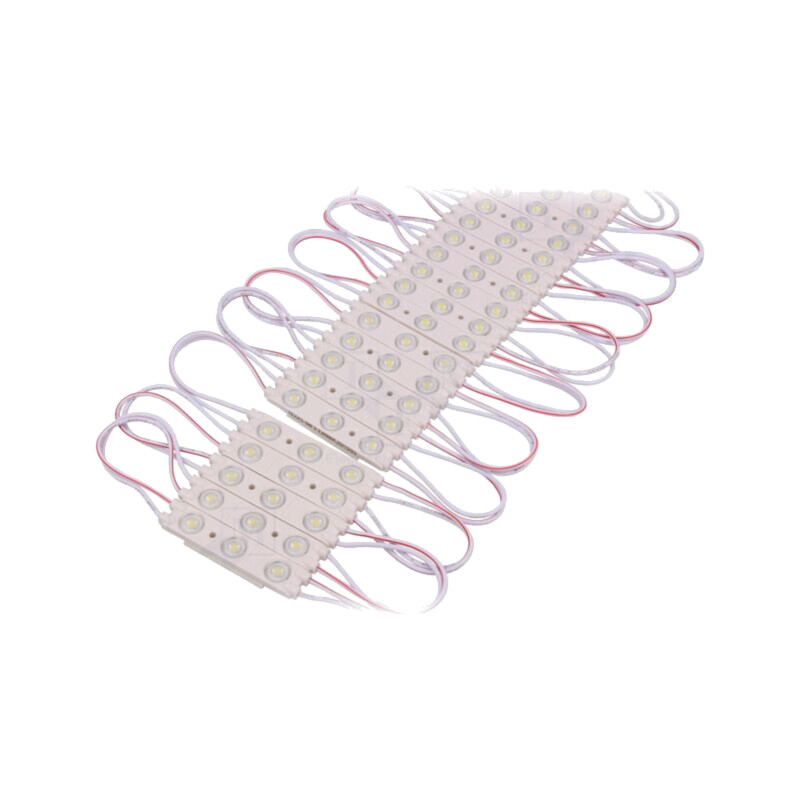 LED; albă; 6500K; 720mW; 66lm; IP67; 160°; Nr.diode: 3; -25÷55°C; 2835