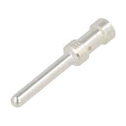 Pin; tată; aliaj cupru; argintat; 2,5mm2; Han E®; crimpat; 16A