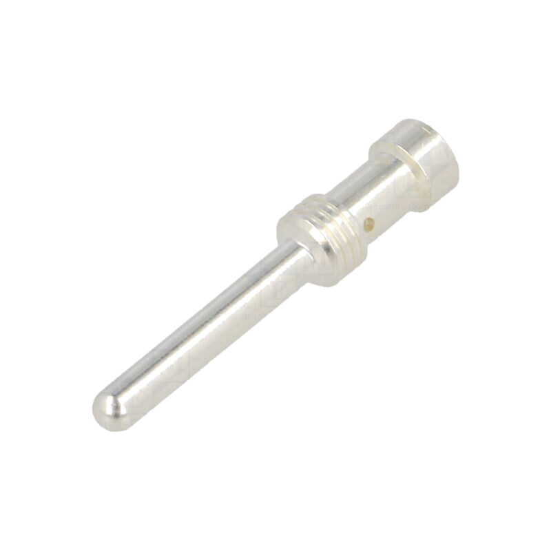 Pin; tată; aliaj cupru; argintat; 2,5mm2; Han E®; crimpat; 16A Pin; tată; aliaj cupru; argintat; 2,5mm2; Han E®; crimpat; 16A